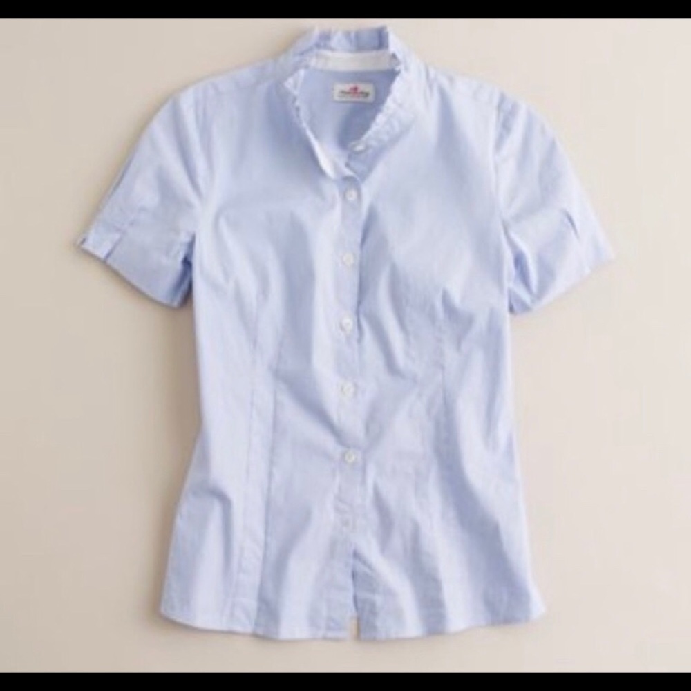 J. Crew Haberdashery Pinstripe Button Down Shirt